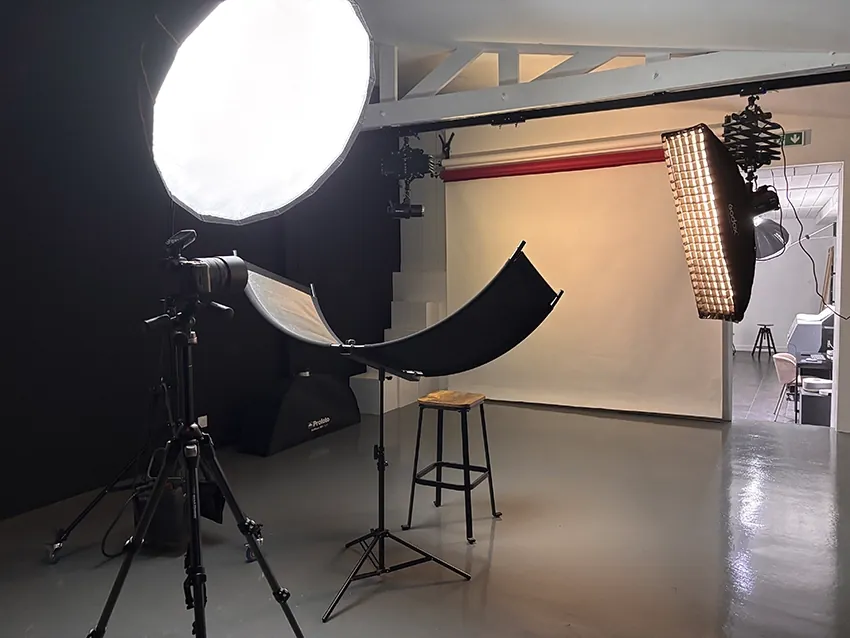 Intérieur du Studio Photo de la Baie à Dol-de-Bretagne